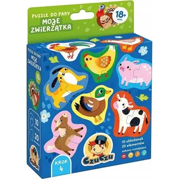Puzzle CzuCzu Puzzle pro nejmenší Moje Zvířátka pro děti od 18 měsíců