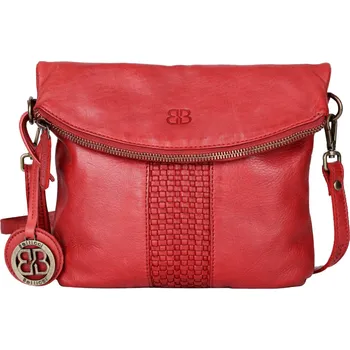 Kabelka Dámská kožená crossbody kabelka Bellicci Blanke - červená