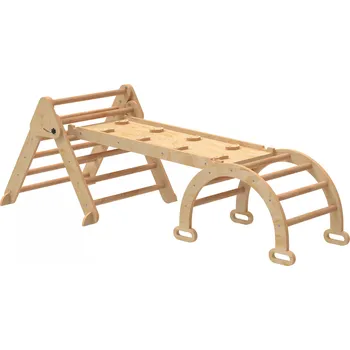 prolézačka Montessori prolézačka 7 v 1 | přírodní