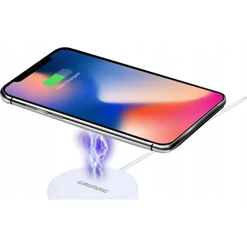 GRUNDIG Bezdrátová nabíječka QISafe USB-C 10W bílá