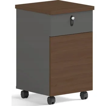 Zásuvkový kontejner Angel Kancelářský kontejner Angel Loft Work Dark se skříňkou