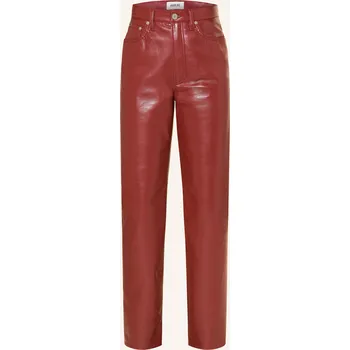 Dámské kalhoty Agolde Dámské Kalhoty V Koženém Vzhledu 90's Pinch Waist,...