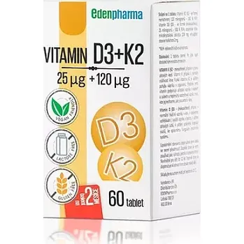 Edenpharma Vitamín D3+K2 tbl.60