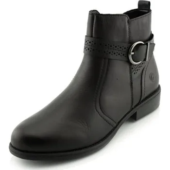 Dámská móda Nadměrná obuv REMONTE DF0F81 black (velké dámské boty velikosti XL )