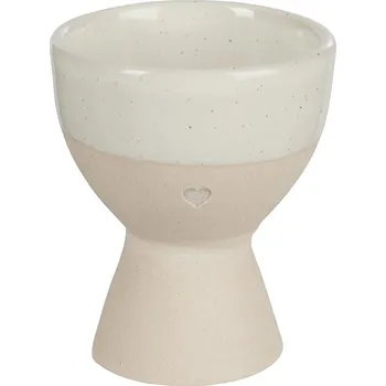 Butlers ME TIME Kalíšek na vejce srdce - bílá