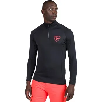 Pánská mikina Mikina ROSSIGNOL CLASSIQUE HERO 1/2 ZIP Black, M