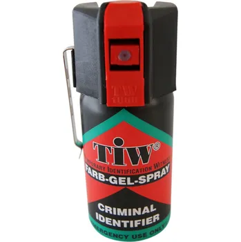Obranný sprej Sprej TIW Criminal Identifier barvící gel s klipem