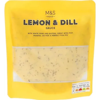 Omáčka Marks & Spencer Krémová omáčka s koprem a citrónovou šťávou