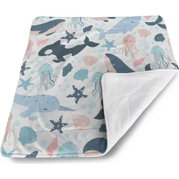 deka Sablio Deka pro miminko Dětský mořský svět - 80x100 cm