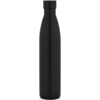 Termohrnek RE-BUFFON XL II. Dvoustěnná láhev z nerezové oceli (90% recyklace) - Černá