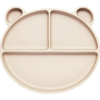 Talíř Kidnort Silikonový dělený talíř Retter světlý