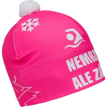 Čepice COLLM Dámská čepice s bambulí NEMRZNU, ALE ZÁŘÍM