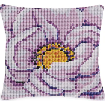 kreativní sada Stoklasa Kreativní sada povlak na polštář k vyšívání (1 ks) fialovorůžová květ