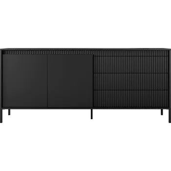 Komoda SENSO c | komoda 187 2D3S | 187,1 cm | černá