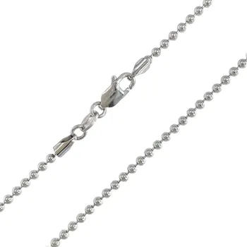 Řetízek Stříbrný řetízek kuličkový 2 mm délka řetízku 40cm