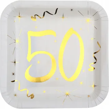 Party nádobí Talířky Santex Narozeniny 23 cm 10 ks