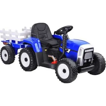 Dětské elektrovozidlo Elektrický traktor s vlečkou, 4 barvy Růžová