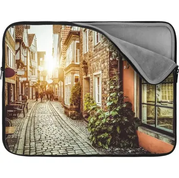 pouzdro na notebook Sablio Obal na notebook Městská ulička - 13"