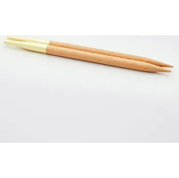 Vrták Dráty pro vyměnitelné vlasce KnitPro Basix Birch 10 mm