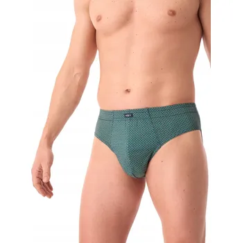 Pánské spodní prádlo Slipové kalhotky Key Mpc 946 A25 3XL 3XL zelené