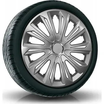 Poklice na kolo Puklice STRONG 14" stříbrná lakovaná pro Alfa Romeo, Audi, BMW, 4 ks