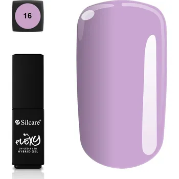 Přípravek na nehty Hybridní lak Flexy 16 4,5g fialový na nehty bez TPO, UV