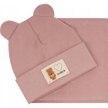 Čepice PRUHOVANÁ SOUPRAVA: ČEPICE S NÁKRČNÍKEM NA JARO A PODZIM PRO DĚTI, VELIKOST 40-44