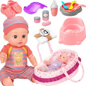 Panenka Panenka miminko jako živá velká s příslušenstvím interaktivní mluví čůrá oblečení