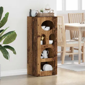 Příborník do zásuvky vidaXL Servírovací skříň Staré dřevo 40 x 35 x 100,5 cm