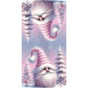 Panel- Velur na polštářek - Růžový skřítek