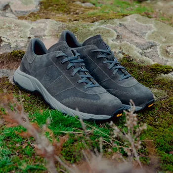 Pánské tenisky Botas Nordic Grey - Pánské kožené trekové boty šedé | česká výroba ze Zlína 41 EU