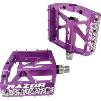 Pedál na kolo Pedály ICE RAZOR Fialové