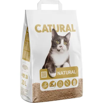 Podestýlka pro kočku 20l steliva pro kočky Catural Natural
