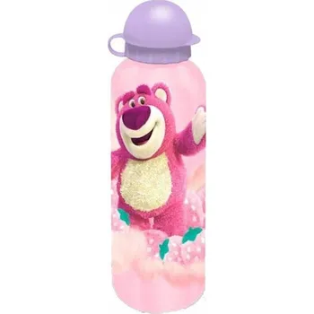 Disney Toy Wars Lotso Jahodová hliníková láhev s víčkem na pití 500 ml