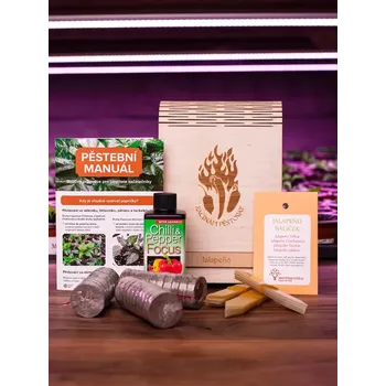 Dárkový potravinový koš Dárkový BOX Začínám pěstovat Jalapeno