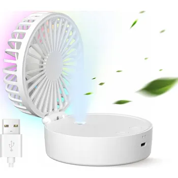 Domácí ventilátor E5 Mini stolní ventilátor Geniboom s rozprašovačem Spray Fan D10