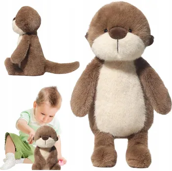 plyšák PLYŠOVÁ VYDRA 36 CM MĚKKÁ A PŘÍJEMNÁ NA DOTEK, IDEÁLNÍ DÁREK PRO DĚTI