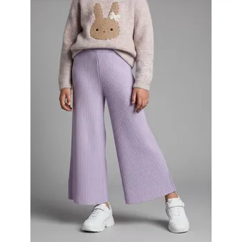 Dívčí kalhoty Sinsay - Kalhoty wide leg - levandulová - 937GH-04X - 937GH-04X-140