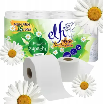 Toaletní papír Elfi Toaletní papír Heřmánkový 16 rolí 3vrstvý