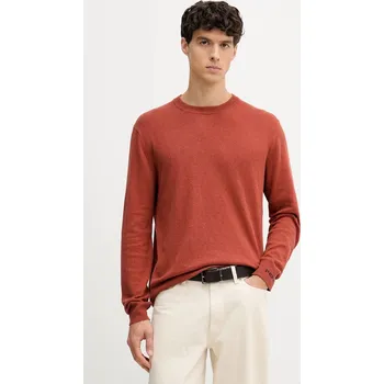 Pánský svetr Svetr z vlněné směsi Pepe Jeans pánský, oranžová barva, PM7000013 28X, vel. M