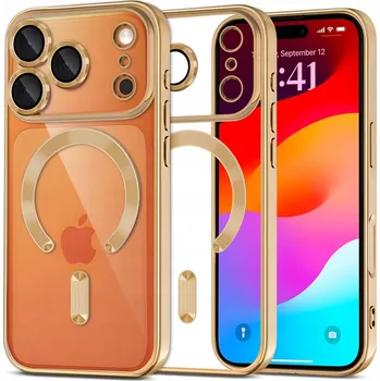 Pouzdro na mobilní telefon Zadní Kryt Erbord Apple iPhone 17 Pro Max zlatý