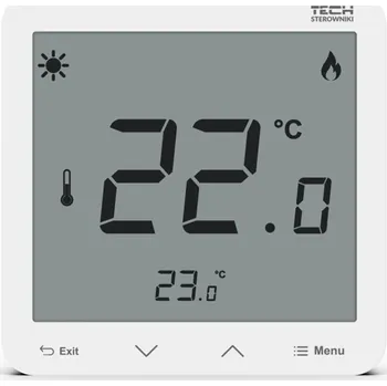 Tech R-9s Plus bílý pokojový termostat drátový KC5371