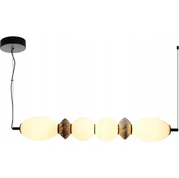 Stropní svítidlo, závěsné černé LED do obýváku, kuchyně, předsíně - BALOS 4