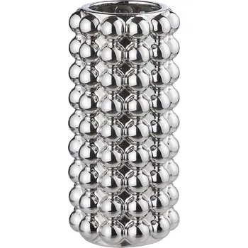 Váza Butlers BUBBLE Váza 28 cm - stříbrná
