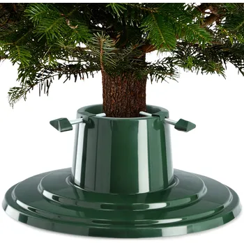 Stojánek na vánoční stromek STOJAN POD VÁNOČNÍ STROMEK S NÁDOBOU NA VODU 1L ZELENÝ