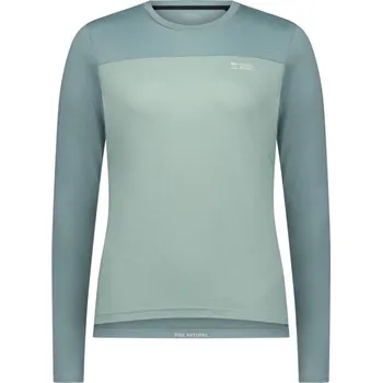 Pánské tričko dámské triko Mons Royale Diversion merino bike jersey long sleeve WMNS dew/desert sage L