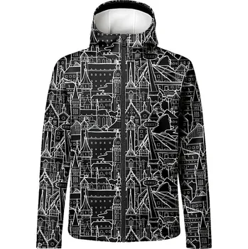 Panel se střihem 50 pánská softshell bunda i love Slovakia