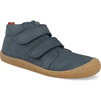 Dívčí obuv Barefoot dětské kotníkové boty Koel - Bob M leather Navy tmavě modré Velikost: 22