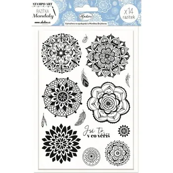 Dětské razítko Aladine Mandaly - razítka na pěnovce (14ks)