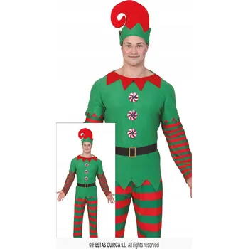 Karnevalový kostým Kostým Elf Skřítek velikost 52/54 L Guirca